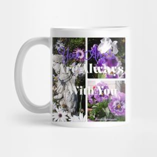 Your Angels Are Always With You Purple Design Mug